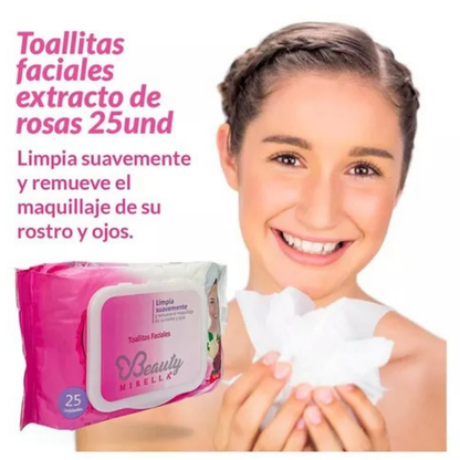 Toallitas faciales desmaquillantes™ | 2 X 69